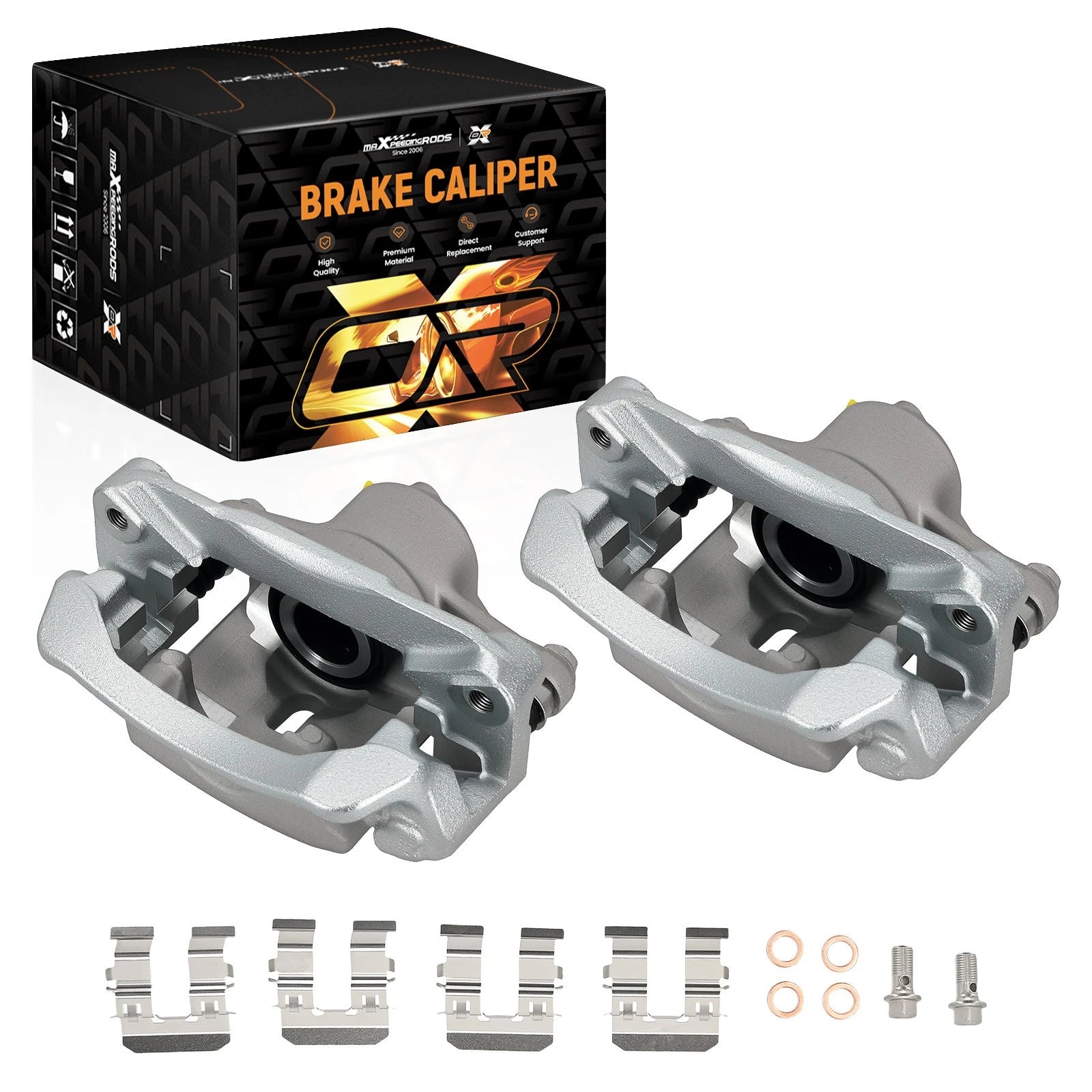 Rear L&R Brake Caliper Kit for Subaru Legacy/Outback (2010–2014) 19-P6277 19-P6276