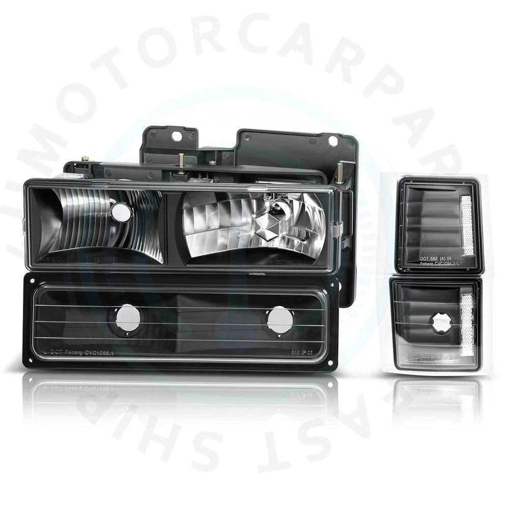 Headlight Assembly Set for Chevy Silverado (1994–1998)