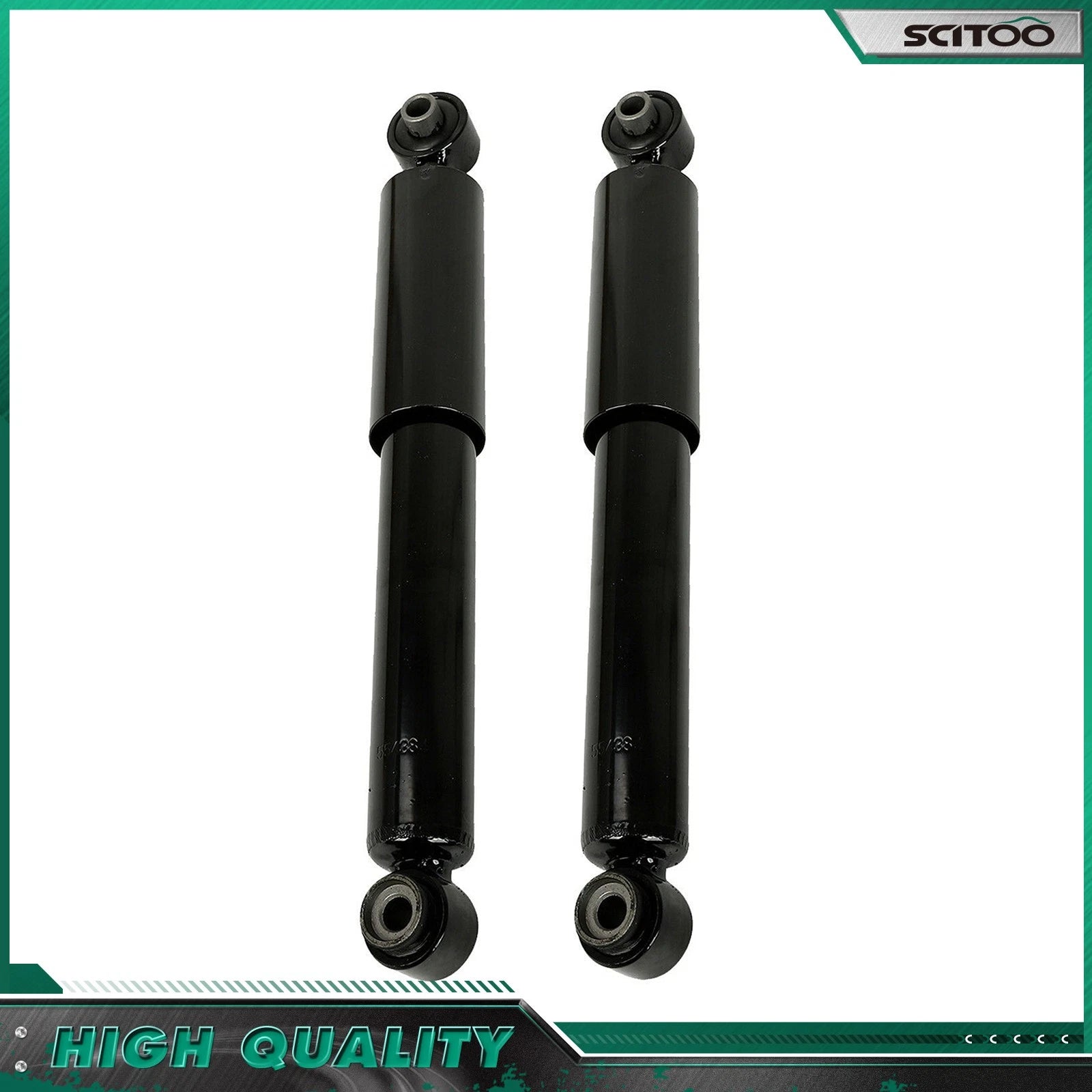 Rear Pair of Shock Absorbers for Hyundai Elantra, Kia Forte, Forte5, Rio