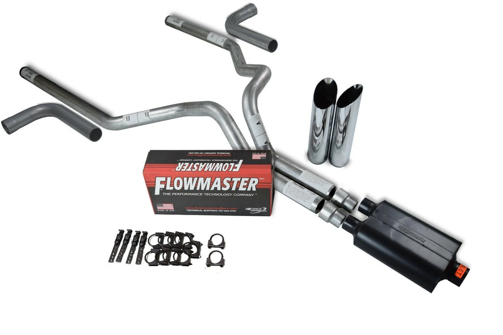 Dual Exhaust Kit for Dodge Ram 1500 (1994-2003) - 3" Flowmaster Super 40