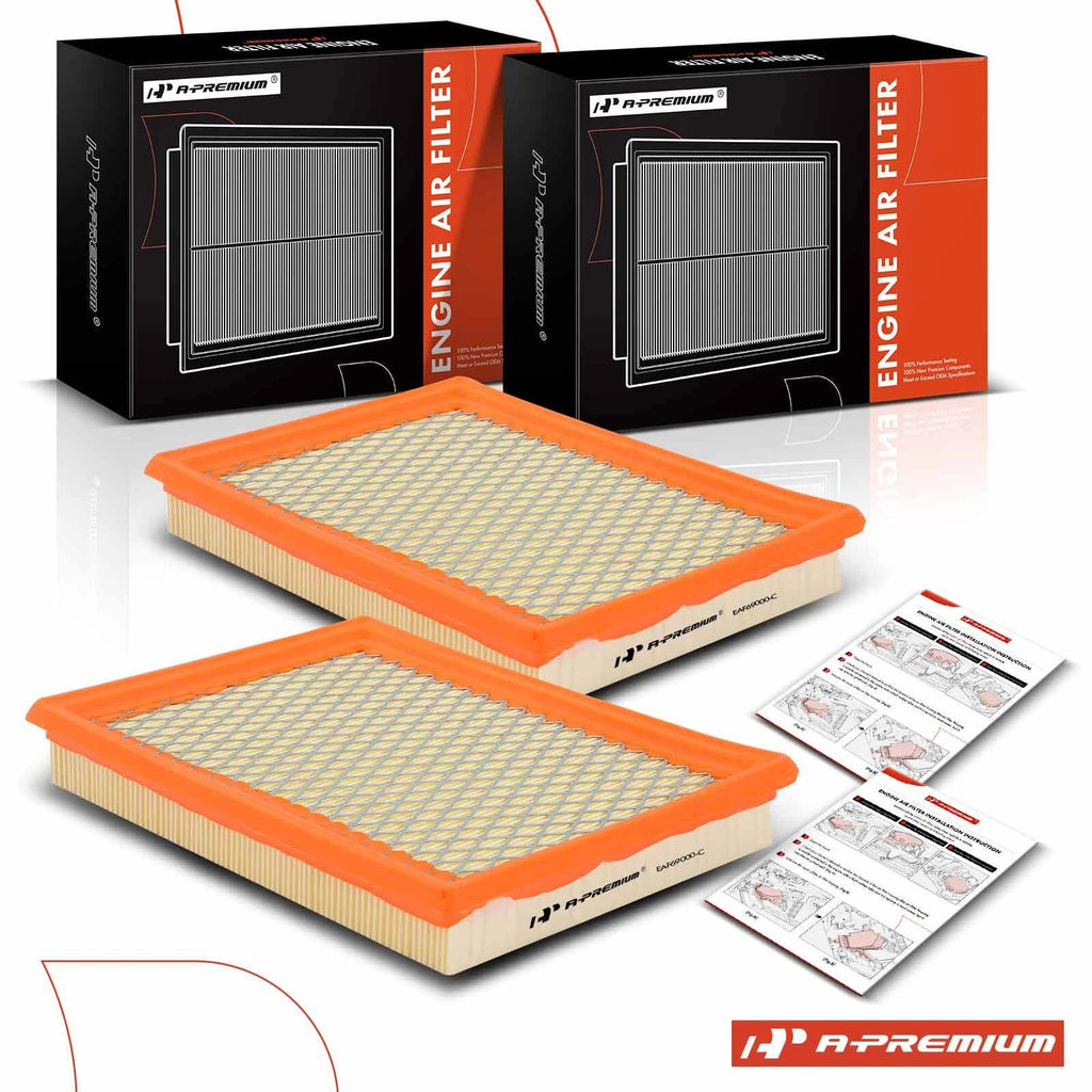 2X Engine Air Filter for Nissan Rogue (2008–2013), Sentra (2007–2019), Juke (2011–2017)