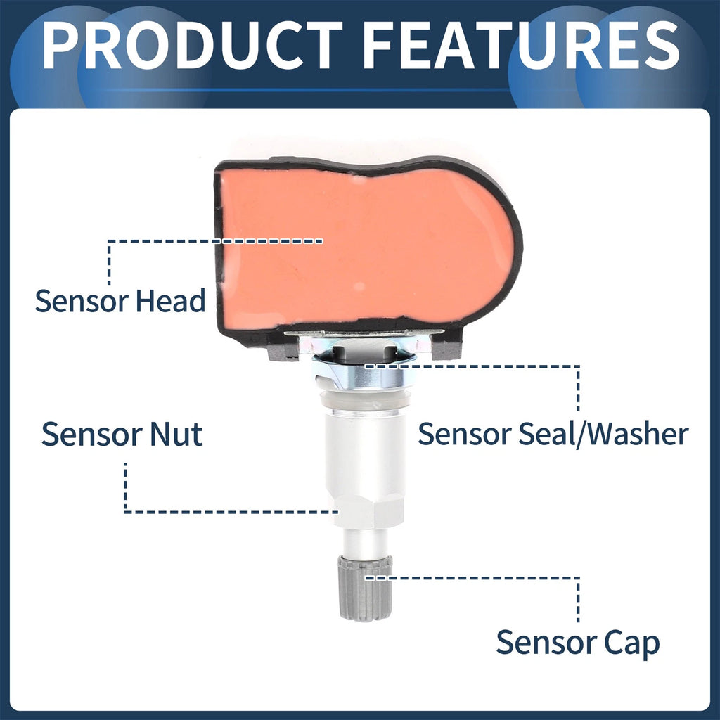 Tire Pressure Sensor for Nissan Altima (2013–2018) No.407003JA0A TPMS 433MHz