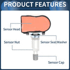 Tire Pressure Sensor for Nissan Altima (2013–2018) No.407003JA0A TPMS 433MHz