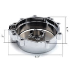 Chrome Engine Stator Cover Crankcase Left for Kawasaki ZX-6R (2009–2021)