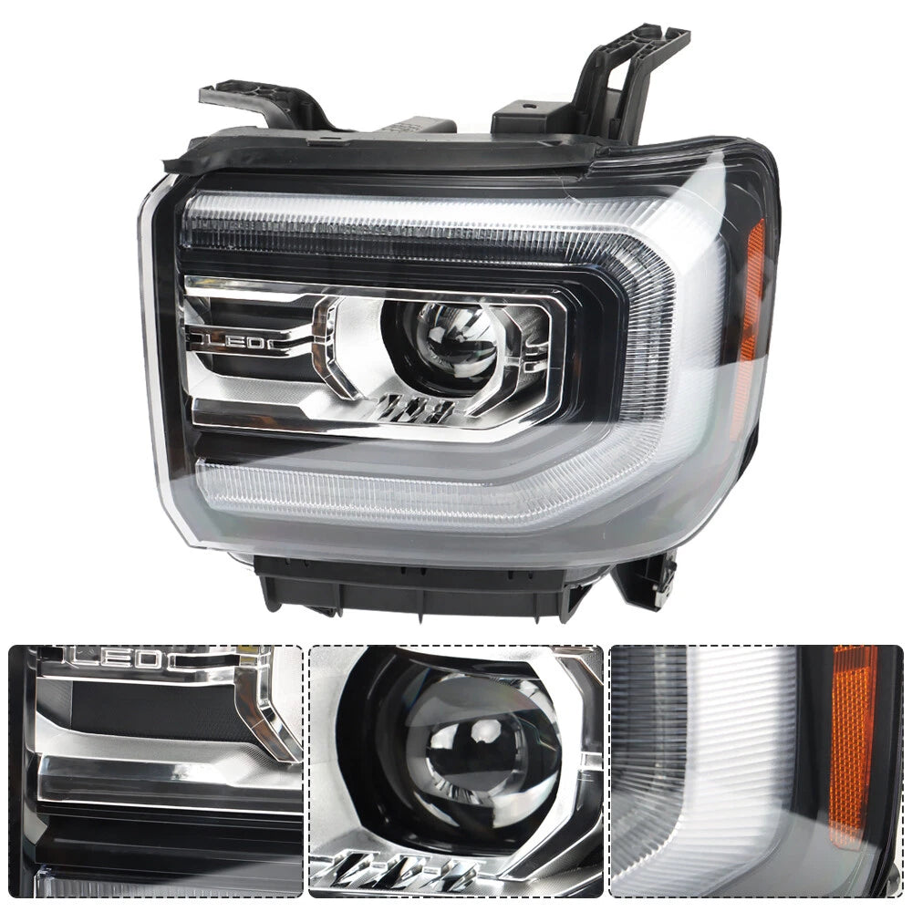 Full LED Projector Headlight for GMC Sierra 1500 (2016–2018)