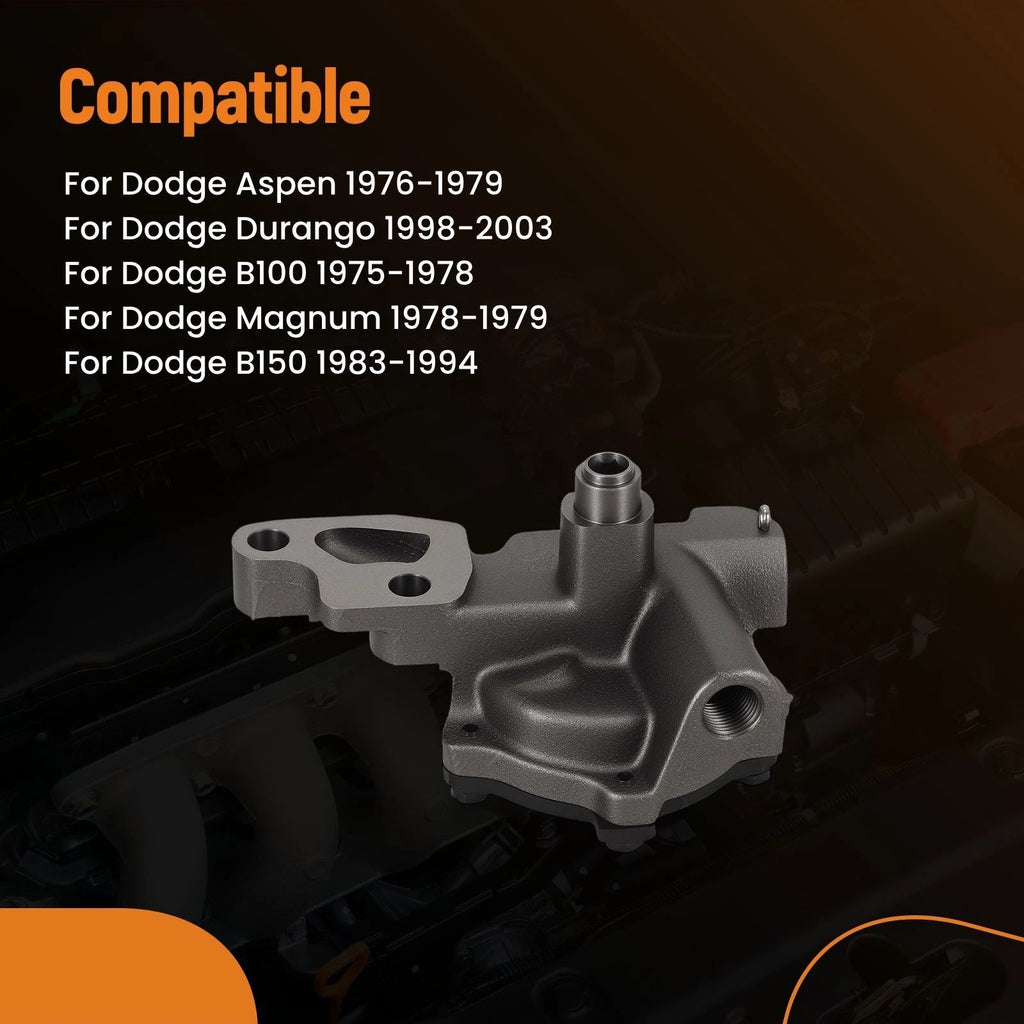 Cast Iron Oil Pump for Dodge Durango Dakota Ram (1987–2003) 2806270 4071040