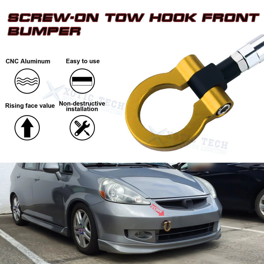JDM Style Anodized Aluminum Tow Hook Ring for Acura TLX (2015-2018)