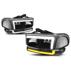 OE Style LED DRL Bumper Lamp Headlight Clear Corner for Sierra/Yukon (1999–2006)