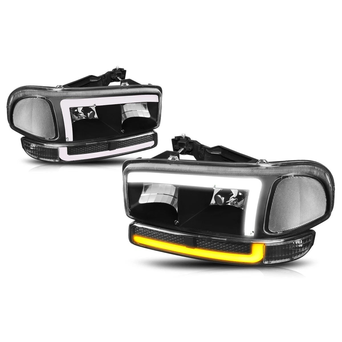 OE Style LED DRL Bumper Lamp Headlight Clear Corner for Sierra/Yukon (1999–2006)