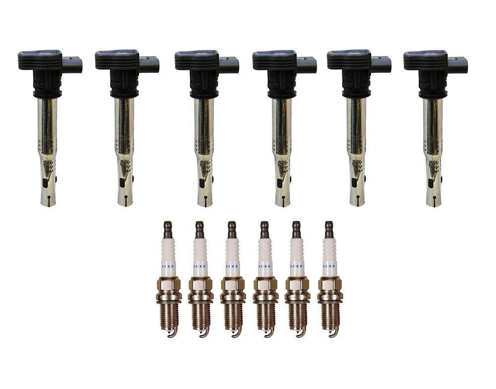 Set of 6 Denso Ignition Coils for (Double Platinum, Gap 0.044)