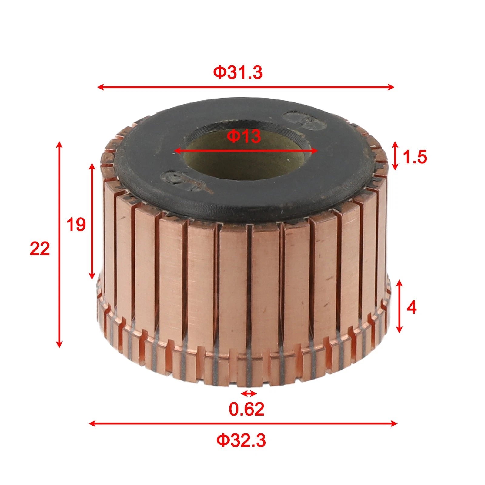 Electric Motor Commutator for Diverse Applications