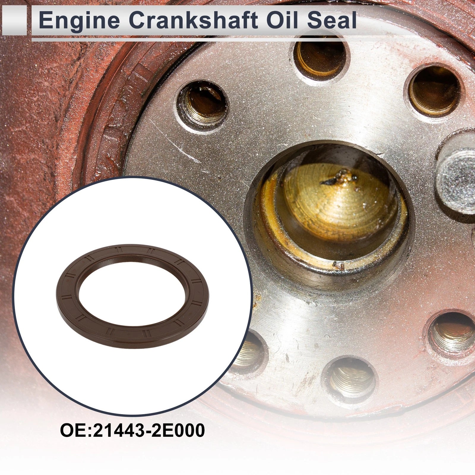 1 Pc Rear Crankshaft Oil Seal for Hyundai Elantra, Kia Soul (No. 21443-2E000)
