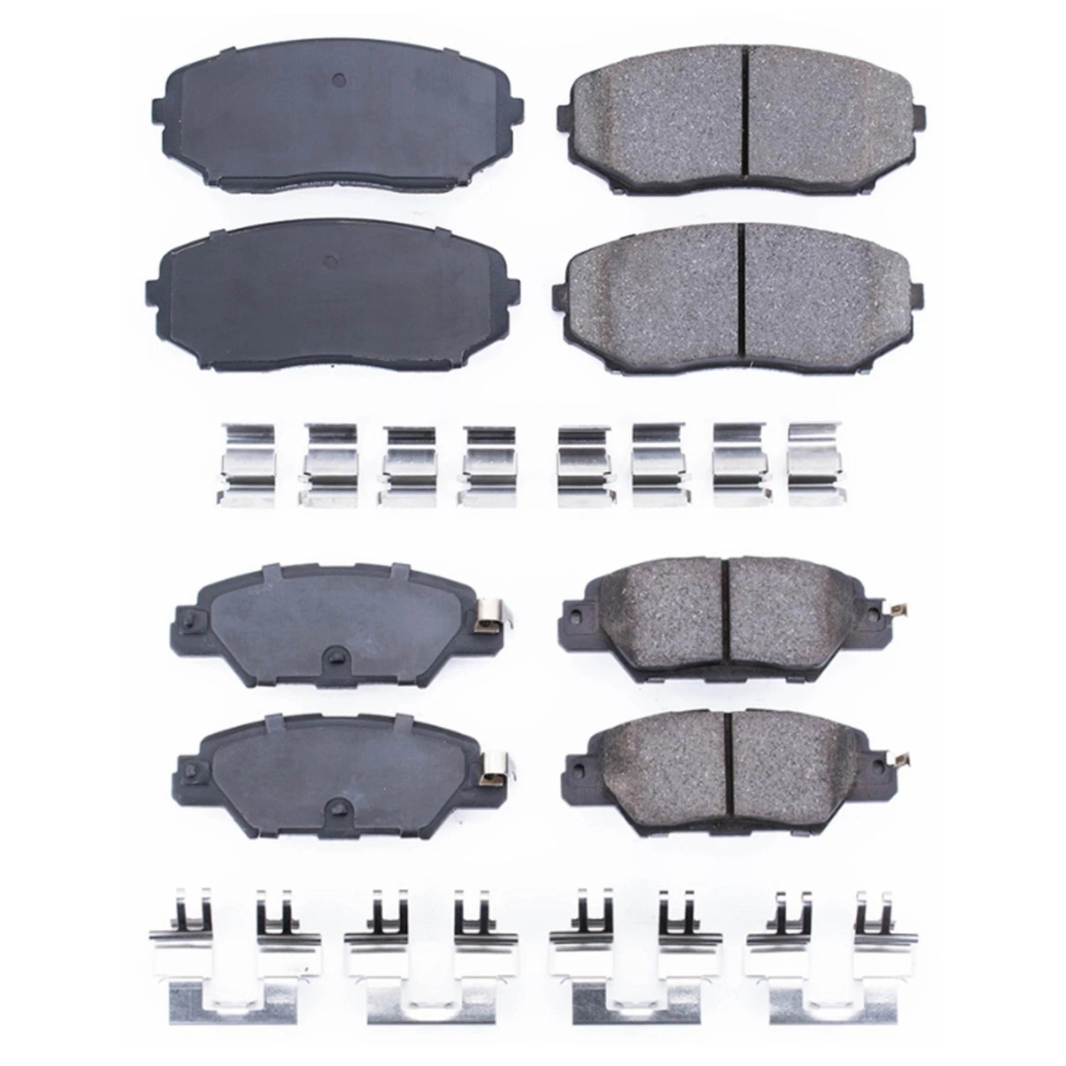 PowerStop Front & Rear Carbon Fiber Ceramic Brake Pads Kit for Mazda CX-5 (2013–2021)