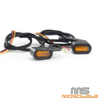Mini LED Turn Signal Lights for Harley Touring Dyna Softail FLTRU (2006-2023)