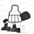 Adjustable Backrest Sissy Bar w/ Luggage Rack for Harley Touring (1997–2008)
