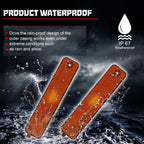2X Amber Lens Front Fender Side Marker Lights for Pontiac Sunfire (2000–2005)