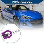 Tow Hook Ring for Mitsubishi Lancer Evolution (1 pcs, 23.5cm, Purple)