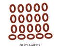 20pcs Lower Unit Oil Drain Gaskets for Yamaha Outboards (90430-08020-00, 90430-08003)
