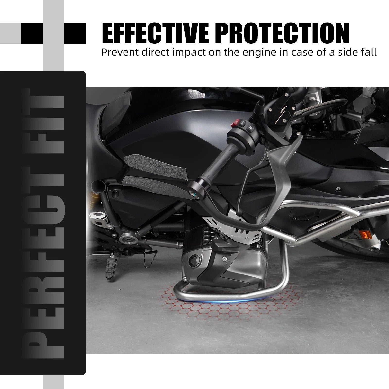 NICECNC Highway Engine Guard Crash Bar for BMW R1250GS (2019–2024)