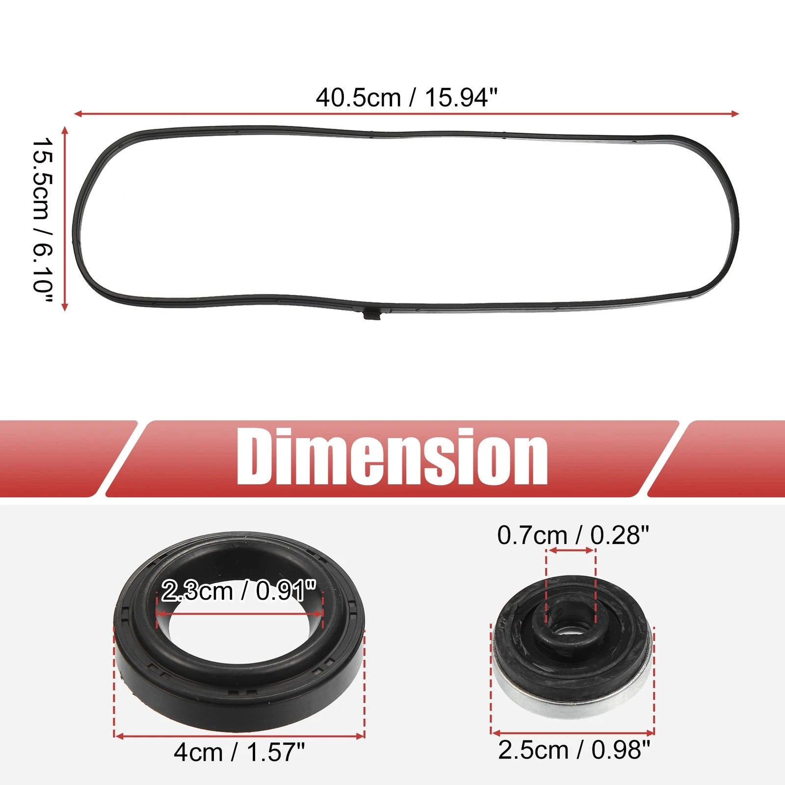 Engine Valve Cover Gasket Set for Honda Accord Odyssey Pilot (2003–2021) 12030-P8A-A00