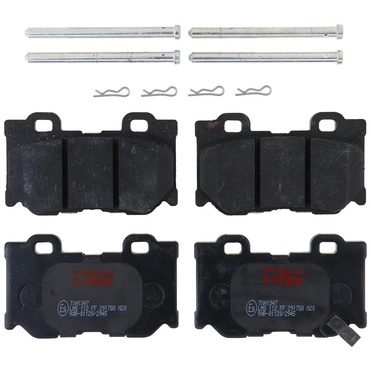 Set of 4 Disc Brake Pads for INFINITI G37 (2008–2013)