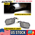 LED Side Mirror Puddle Lights for Cadillac Escalade, Chevy Silverado (2007–2014)