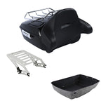 King Trunk Backrest Rack for Harley Touring Road Glide (2014–2026)