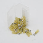 30-Pack Marine HDPE Heat Shrink 1/4" Push On Terminal 12-10 AWG