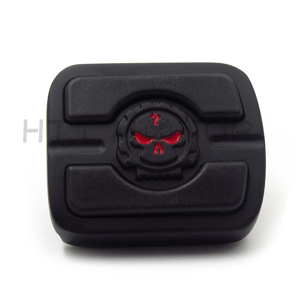 Skull Small Brake Pedal Pad for Harley XG (2015–Present), Dyna (1993–Present), FX Softail (1984–Present)