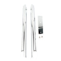 Chrome Frame Down Tube Covers Accent Trim for Harley Softail Twin Cam (2000–2006)