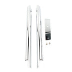Chrome Frame Down Tube Covers Accent Trim for Harley Softail Twin Cam (2000–2006)