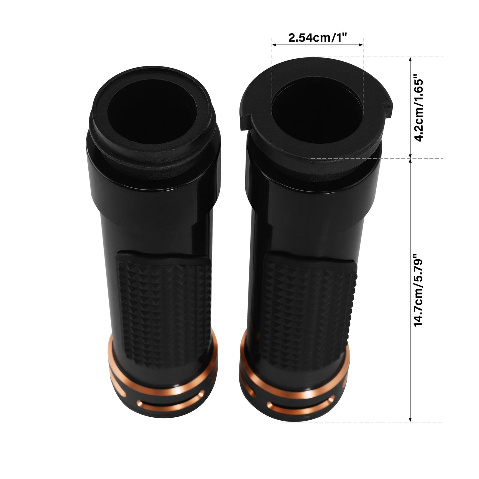 1" Electronic Throttle Hand Handlebar Grips for Harley Touring (2008–2024)