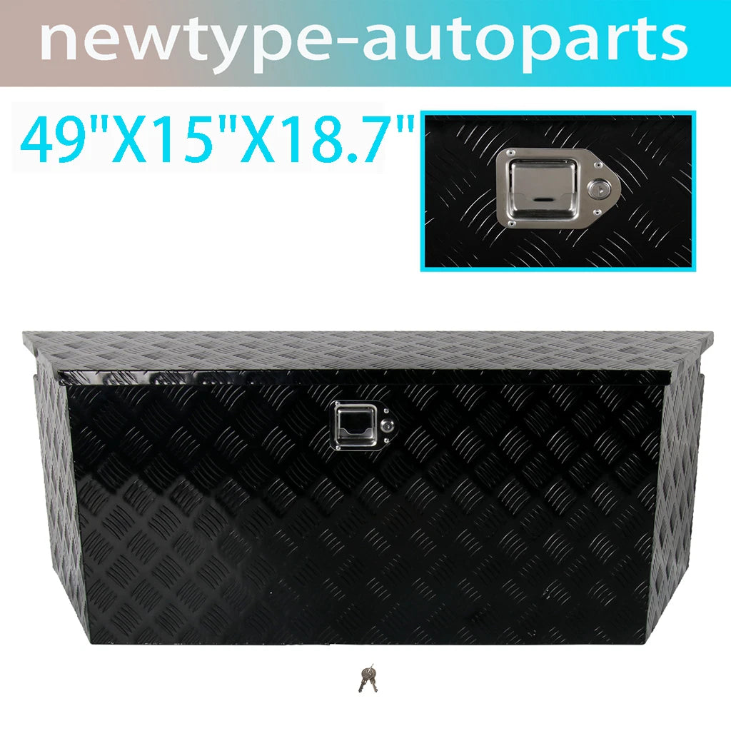 Aluminium Pickup Truck Tool Box Storage with Lock for Pickup Trucks