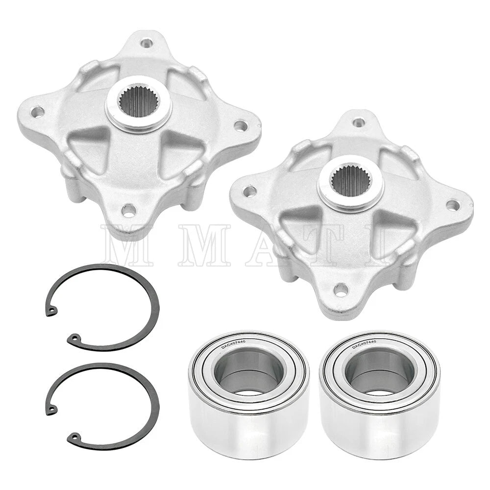 2X Rear Wheel Hubs & Bearings Kit for Polaris ACE 325 500 570 (2016–2019)