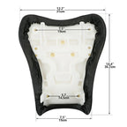 Driver & Passenger Seat Cushion for Suzuki GSX-R GSXR1000 (2007-2008)
