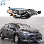 Right Side Halogen Headlight Assembly for Toyota Corolla (2017–2019)
