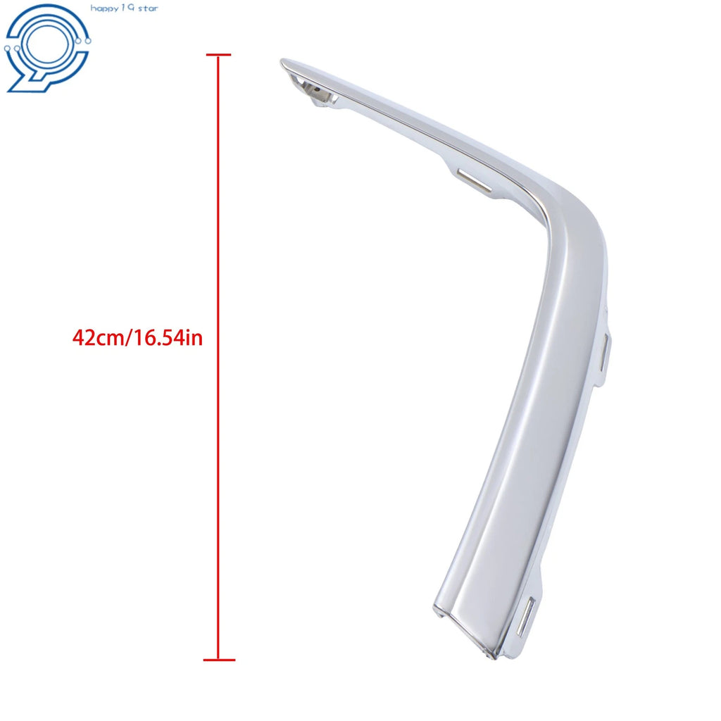 Set of 2 Bumper Trim Molding for Honda Pilot (2023–2025) Silver Chrome