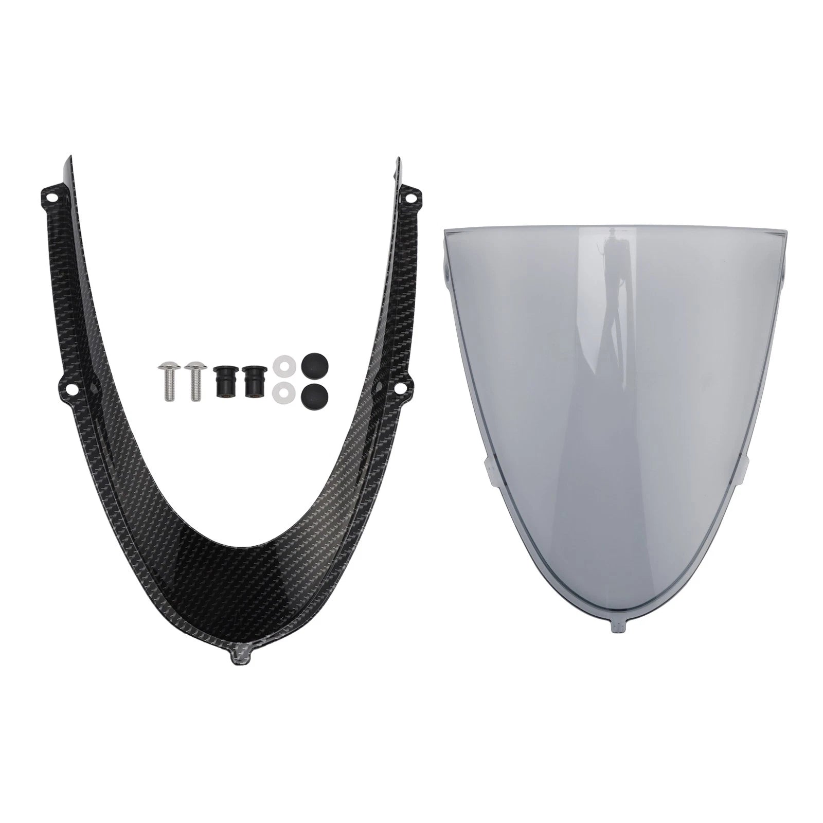 Headlight Fairing Windshield for Aprilia RS 660 (2020–2024) Simulated Carbon Gray