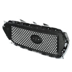 Front Upper Grille Replacement Set Black Chrome for Ford Taurus (2013–2018)