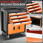 4-Drawer Rolling Tool Chest with Wheels for Universal Use