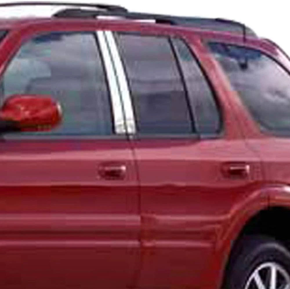 Luxury FX Stainless Steel Pillar Post Trim 4pc for Buick Rainier (2005–2007)