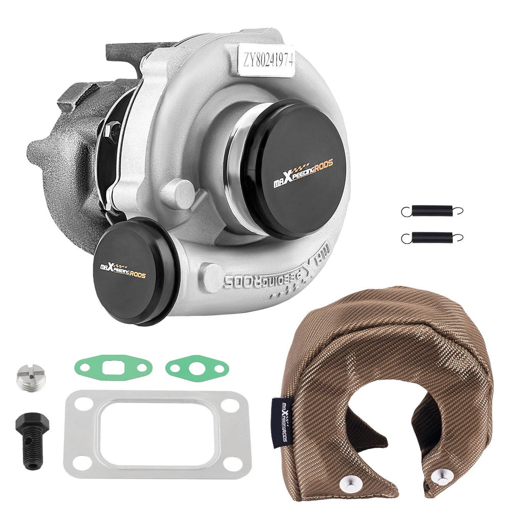 T04E T3/T4 Turbo Universal for 1.5L-2.5L (Billet Wheel, Titanium Blanket)