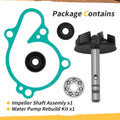 Water Pump Rebuild Kit for Yamaha YZ125 YZ125X (2005–2024) Impeller Shaft Bearing Seal