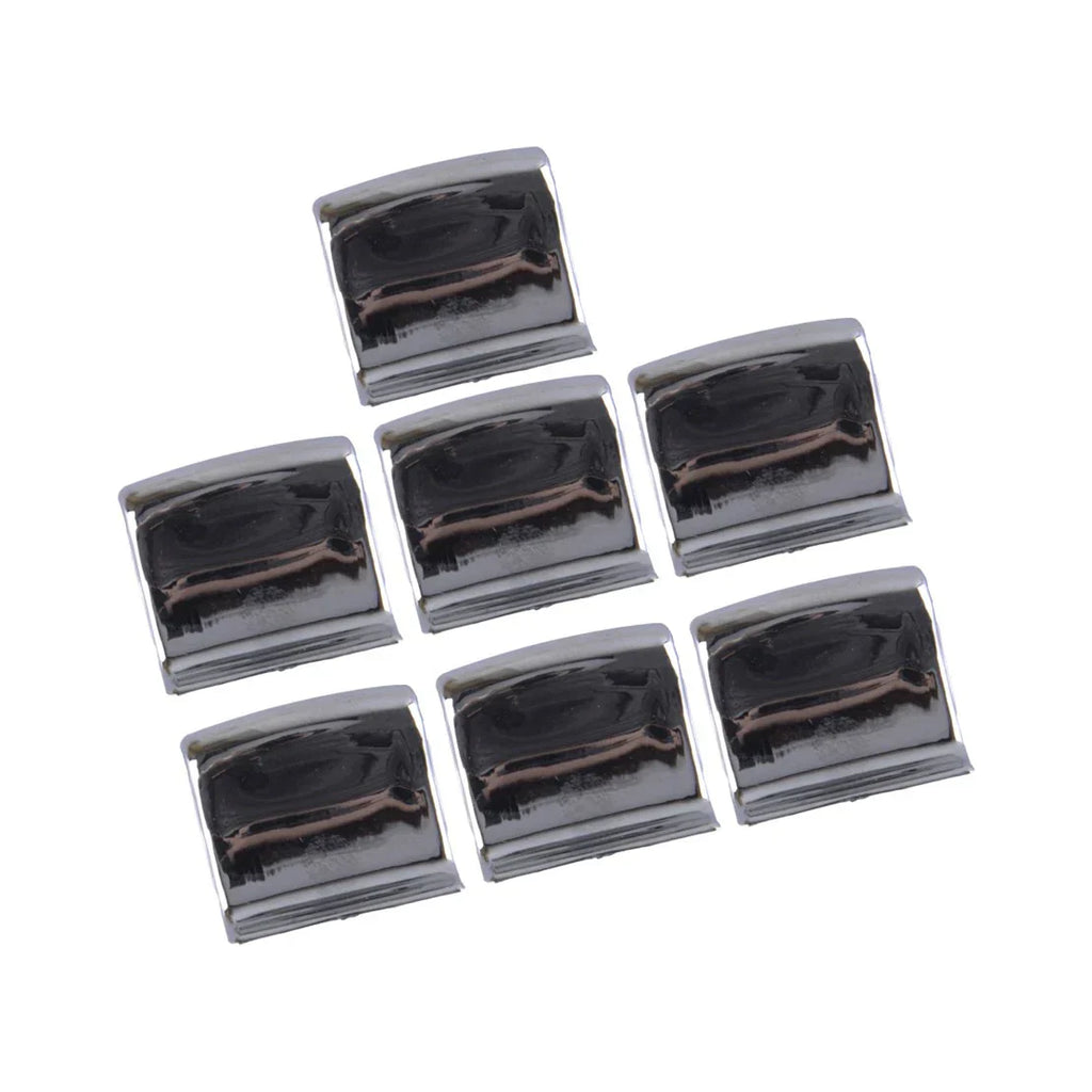 7 x ABS Silver Window Regulator Switch Button Covers for Nissan ET