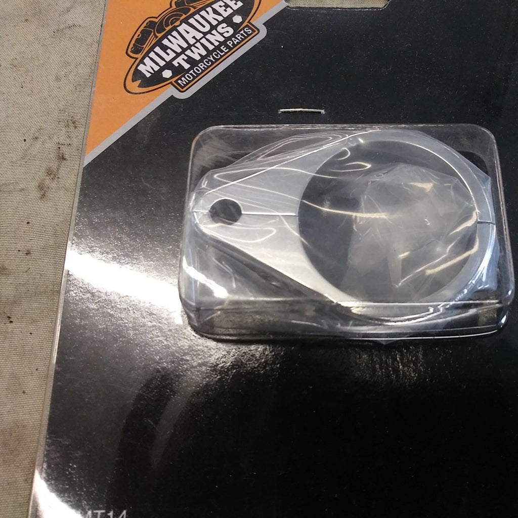 Throttle Cable Clamp for Milwaukee Twins (Chrome)