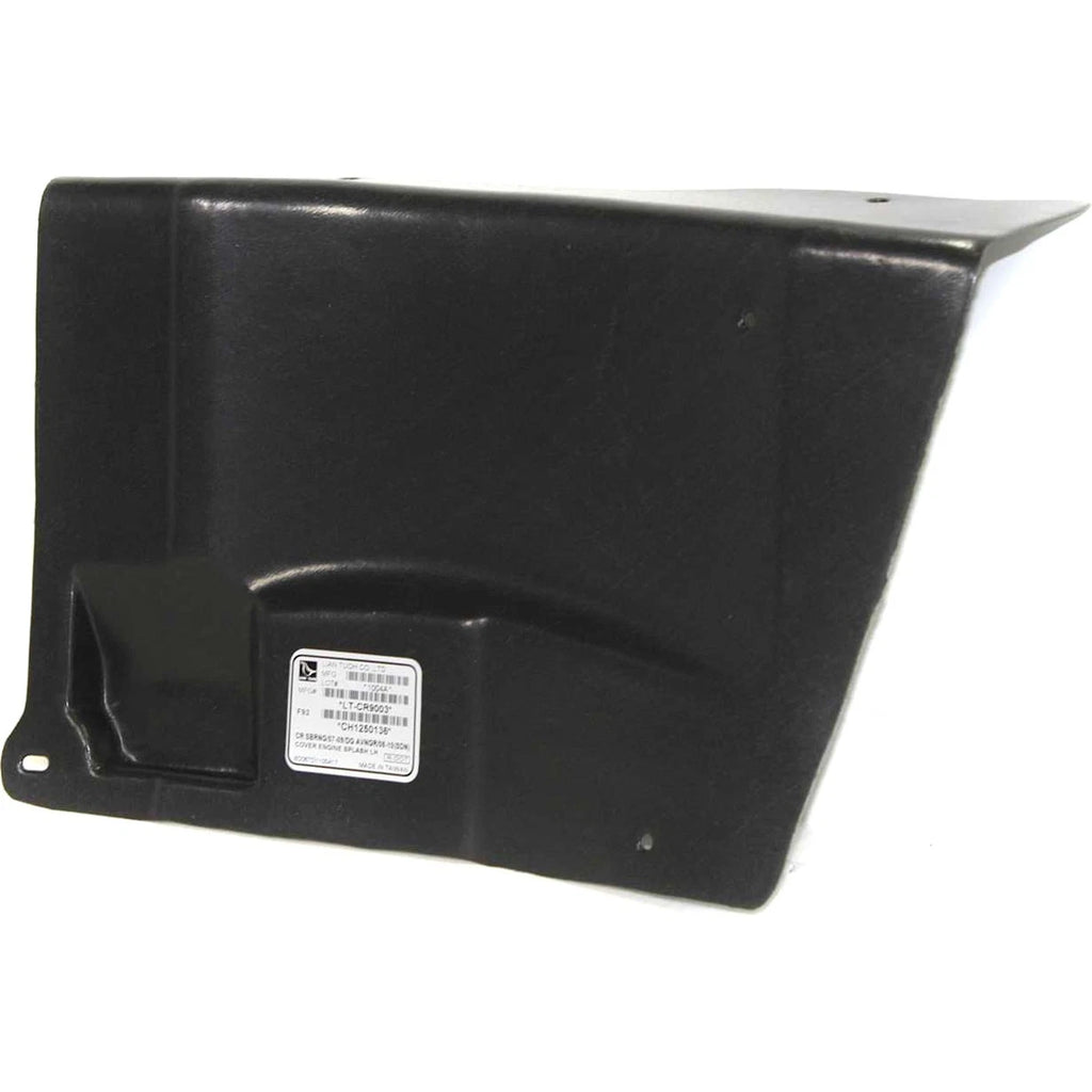 Set of 2 Engine Splash Shields for Driver & Passenger Side
