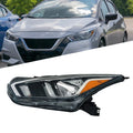 Driver LH Side Chrome Halogen Headlight Assembly for Nissan Versa (2020â2021)