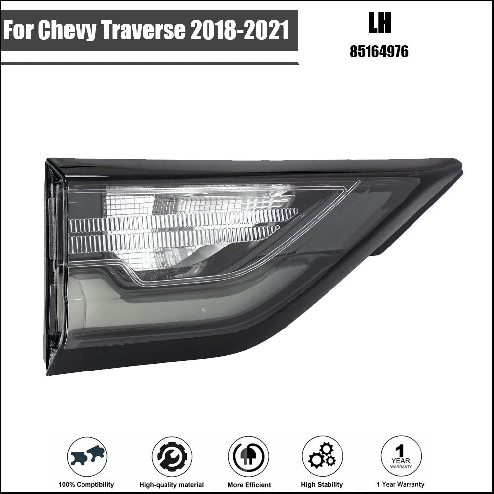 Left Tail Light Lamp for Chevy Traverse (2018–2021) LED Redline Package