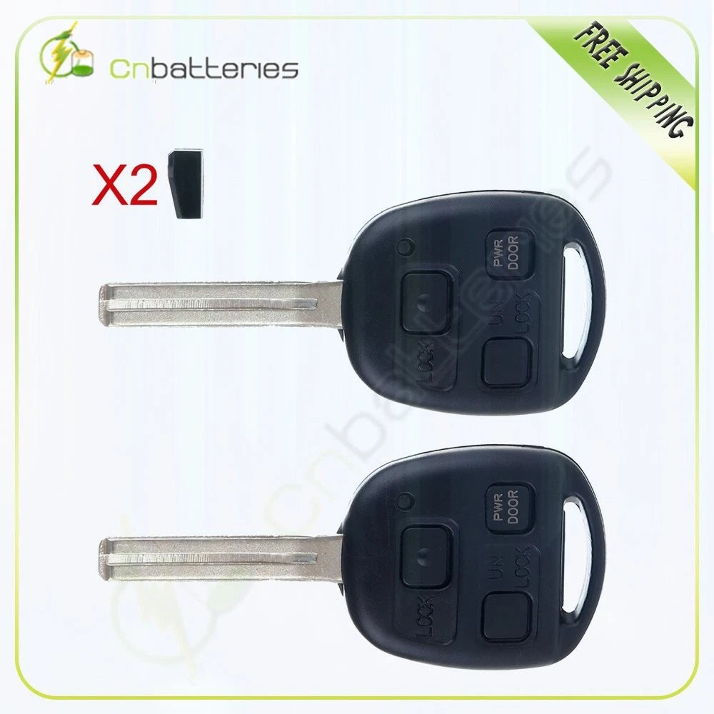 2X Keyless Entry Remote Car Key Fob for Lexus RX400h (2006–2009) HYQ12BBT