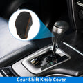 Gear Shift Knob Cover for Toyota RAV4 (2019–2024) Black Orange Faux Leather